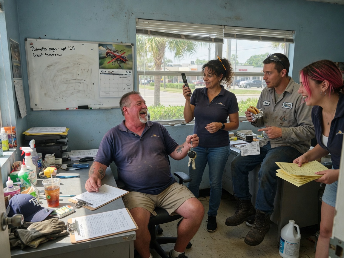 The Miller Pest Solutions team at work in Tampa