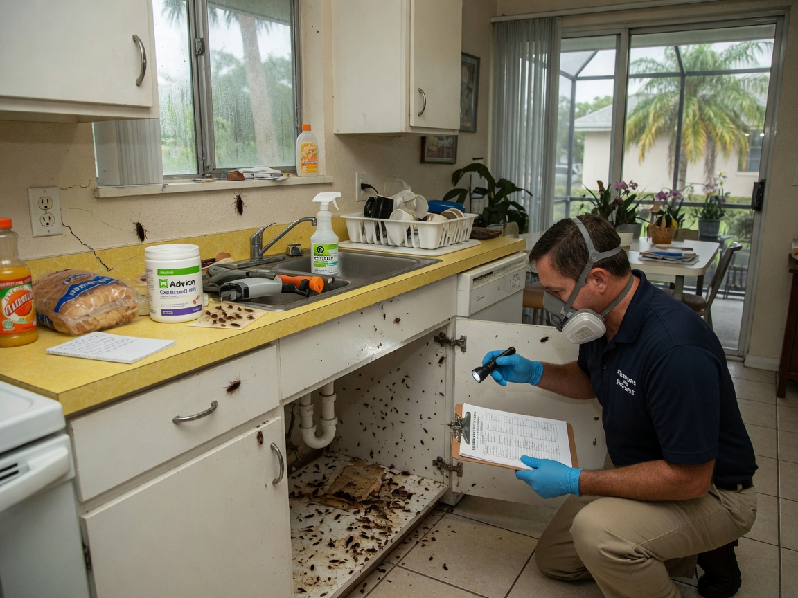 What To Expect From Cockroach Control In Florida Homes